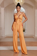 Load image into Gallery viewer, PEACH ELEGANT PANT SET
