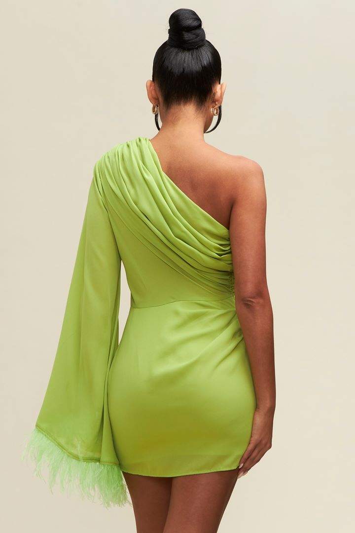 CASSIE LIME DRESS