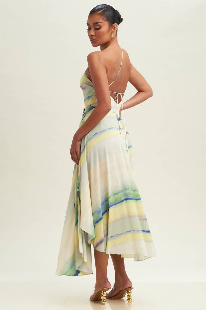 BORA ONE SHOULDER DRESS