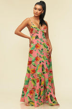 Load image into Gallery viewer, Tropical Bloom Maxi Dress
