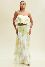 Load image into Gallery viewer, SUNLIT GARDEN TWO PIECE SKIRT SET
