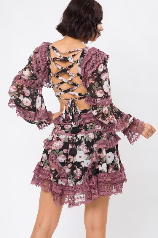 Rosabella Lace Bloom Dress