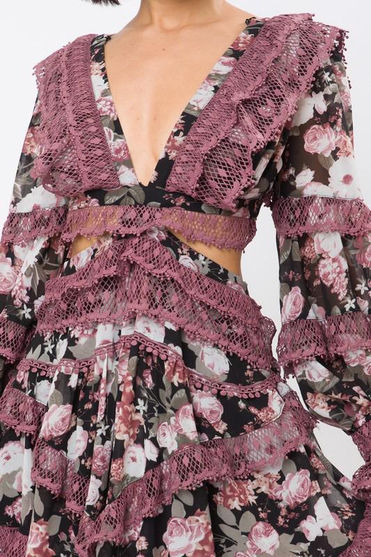 Rosabella Lace Bloom Dress