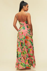 Tropical Bloom Maxi Dress