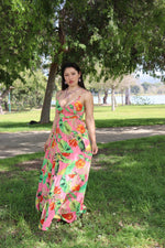 Load image into Gallery viewer, Tropical Bloom Maxi Dress
