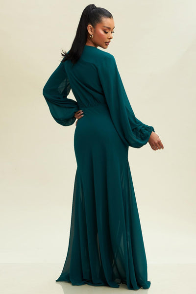 Emerald Grace Gown Velvet Daisy Boutique Emerald Grace Gown Velvet Daisy Boutique