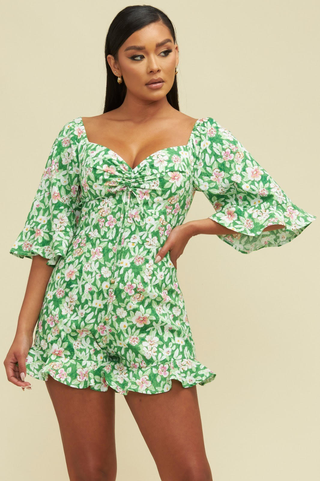 FLOR VERDE ROMPER