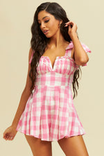 Load image into Gallery viewer, JANELLE PINK ROMPER
