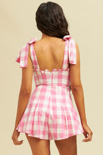 Load image into Gallery viewer, JANELLE PINK ROMPER
